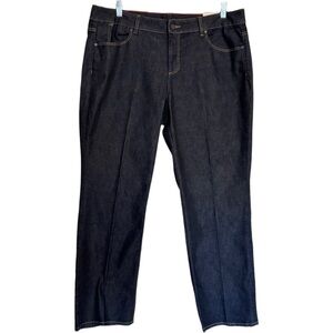 Talbots Women's Straight Leg Jeans - Dark Blue